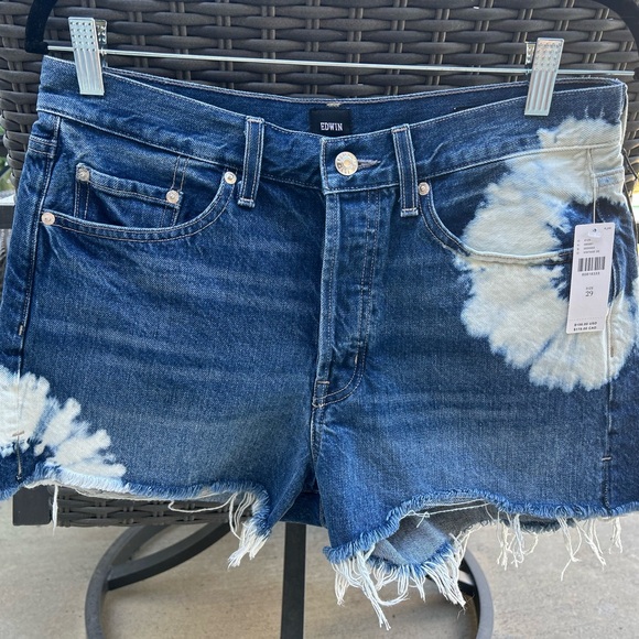 Anthropologie Jean shorts Edwin cutoffs, size 29, NWT, Boho - Picture 6 of 7